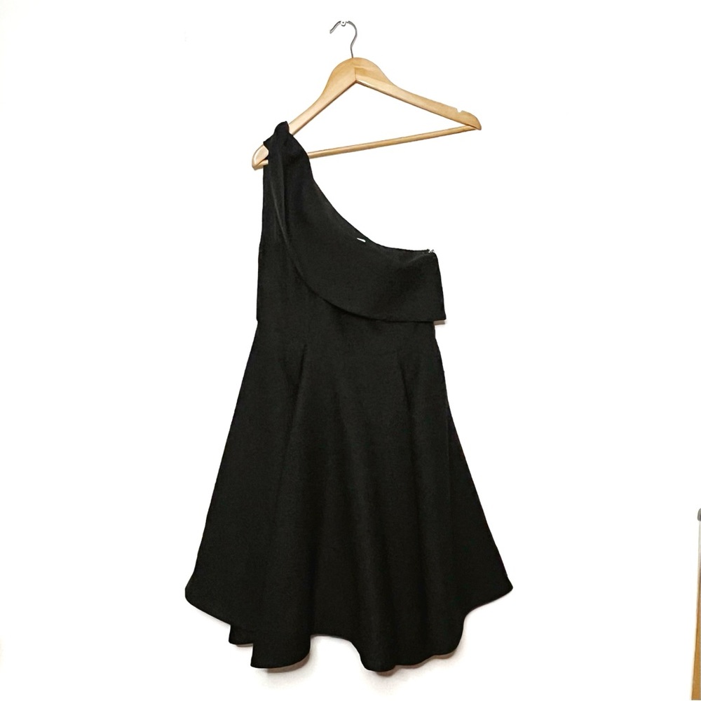 Keepsake The Label | Black One Shoulder Dress